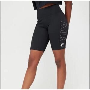Nike Air Black Ribbed Logo Leggings Women’s XS